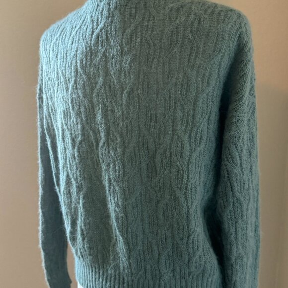 Teal Mawdell Alpaca Blend Sweater - Picture 7 of 8